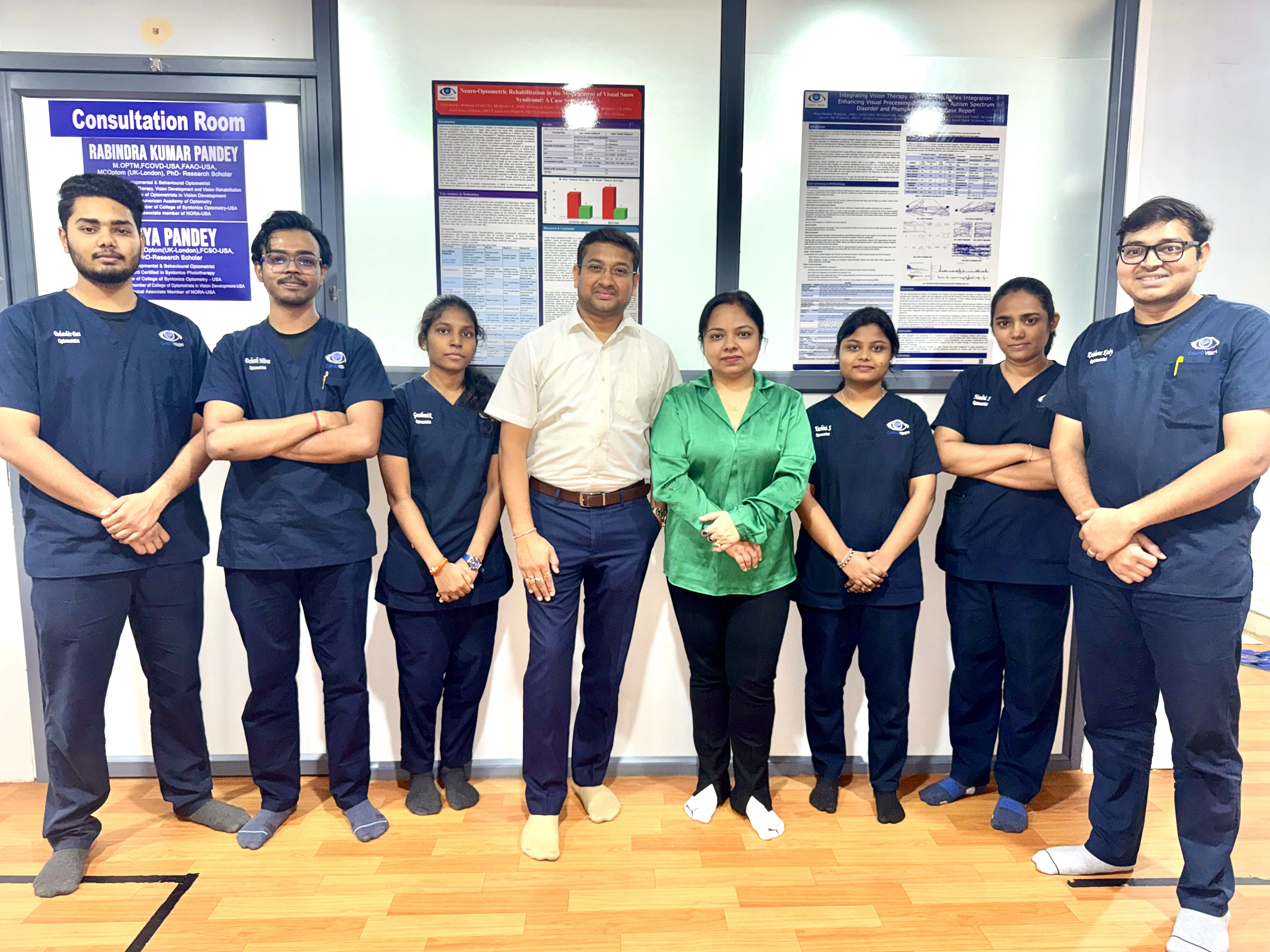 Caring Vision Therapy Hyderabad clinical team – neuro-optometric rehabilitation specialists